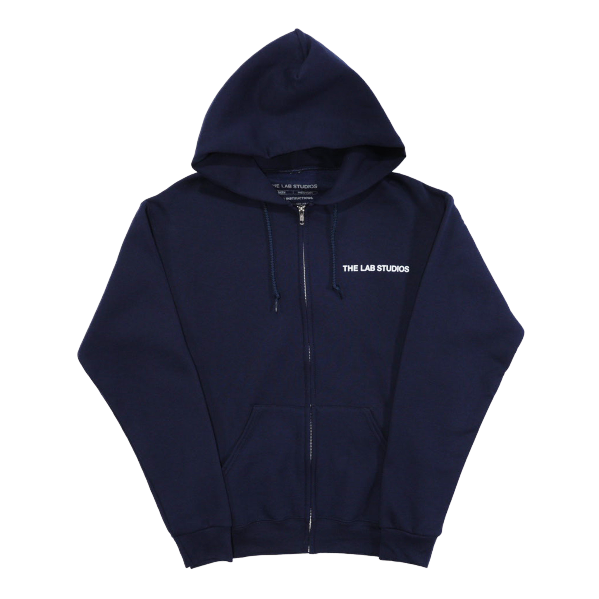 Studio Heavy Weight Hoodie (Zip) (NAVY) – Lab Studios, Inc.