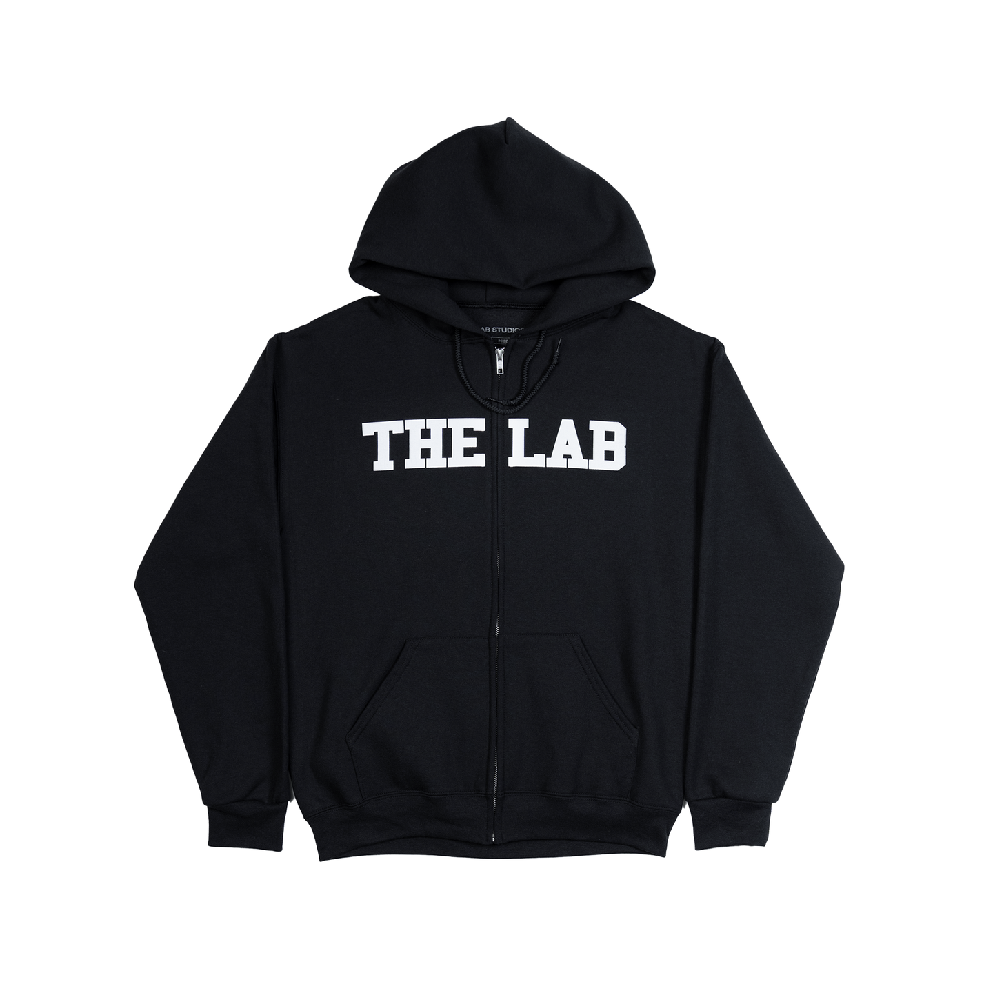 LAB HEAVY WEIGHT HOODIE (ZIP) (BLK)